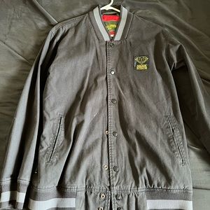 Diamond supply co/original intent varsity jacket RARE